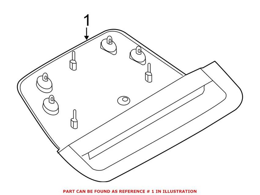 BMW Center High Mount Stop Light - Rear 63257259855